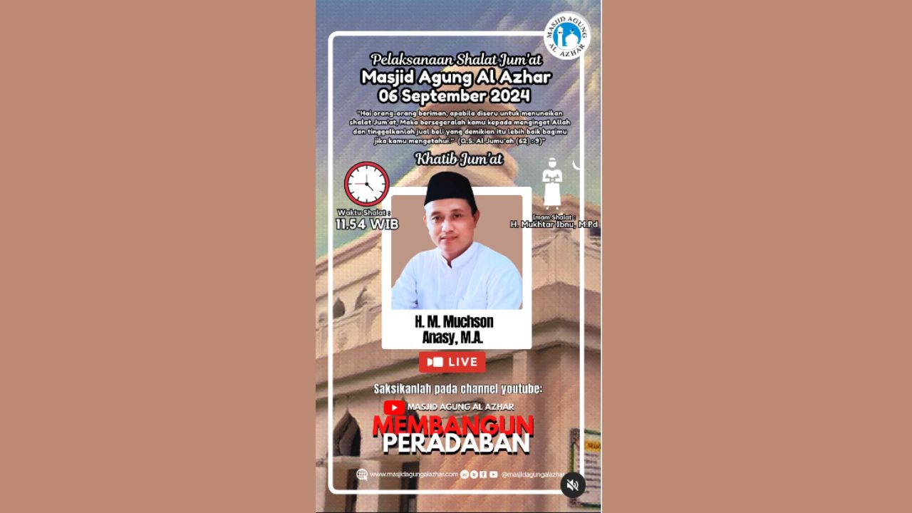 Pelaksanaan Shalat Jum'at, 06 September 2024